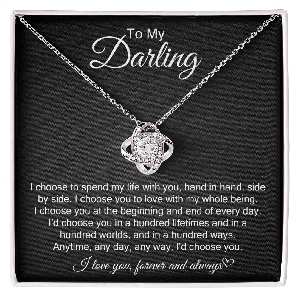 Love Knot Necklace: I Choose You