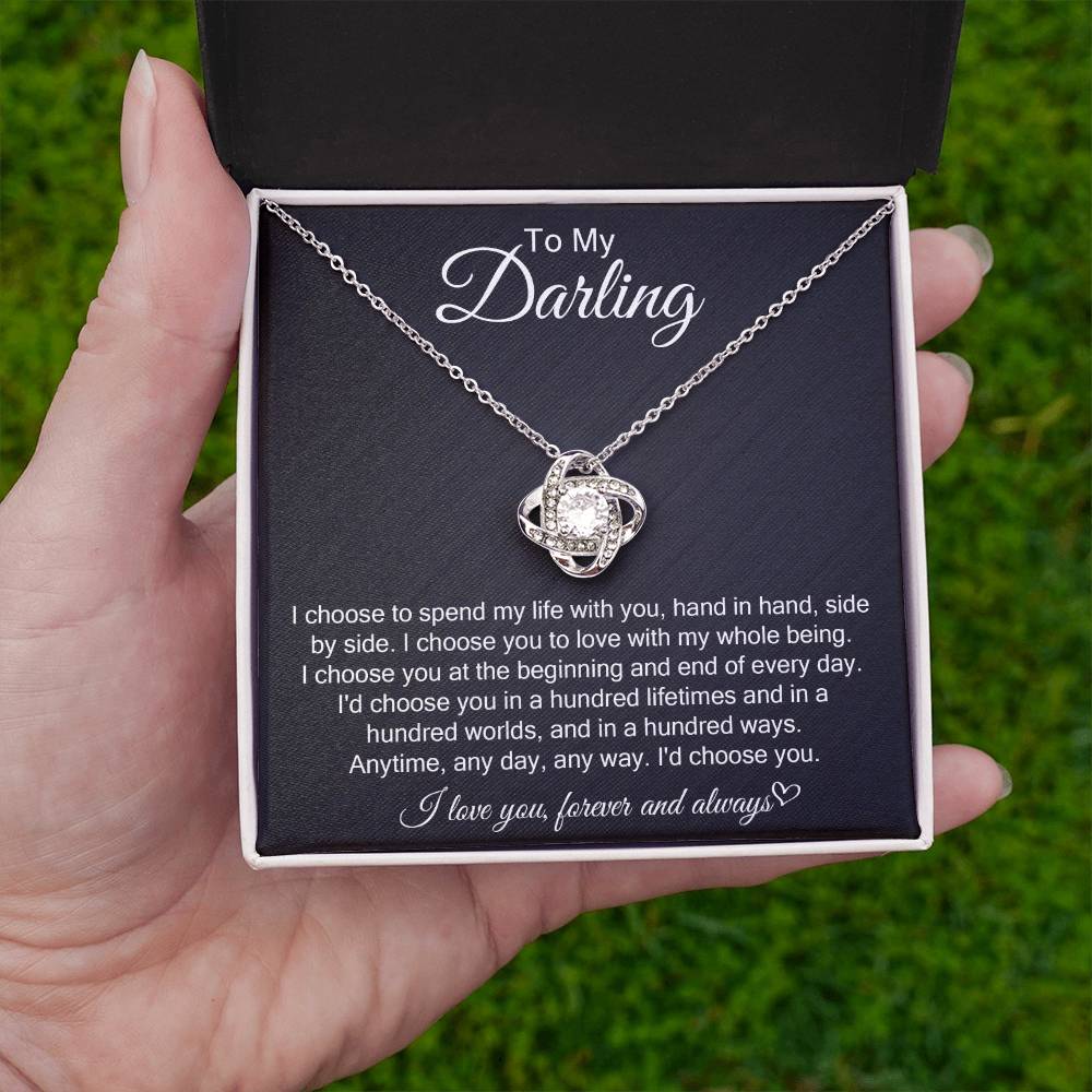 Love Knot Necklace: I Choose You