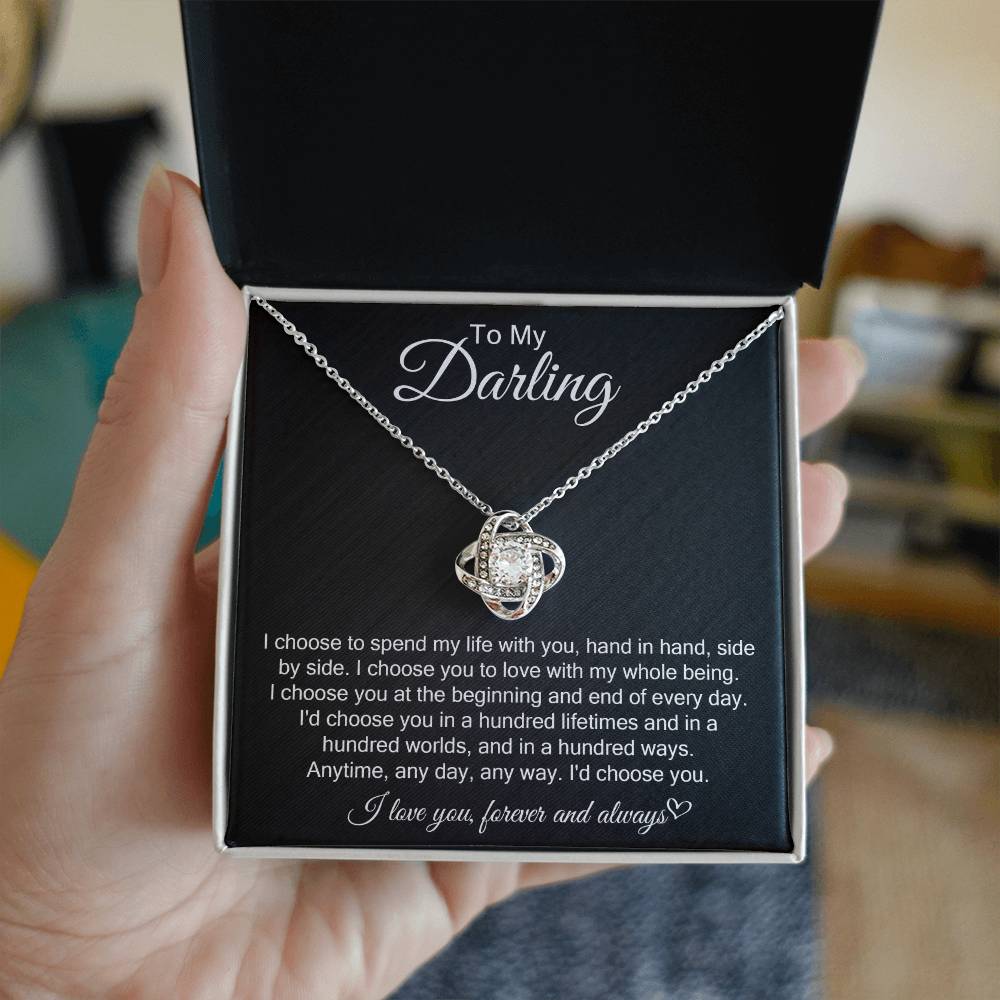 Love Knot Necklace: I Choose You