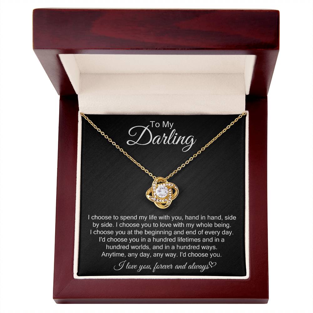 Love Knot Necklace: I Choose You