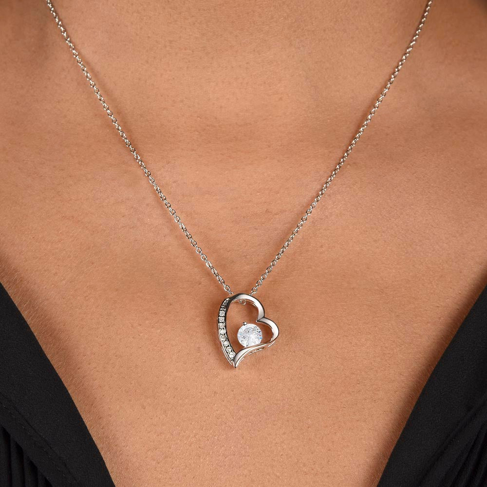 Gift for Her 'I Can't Stop Thinking About You ' Forever Love Necklace