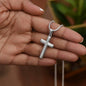 "Always by Your Side" Cross Necklace