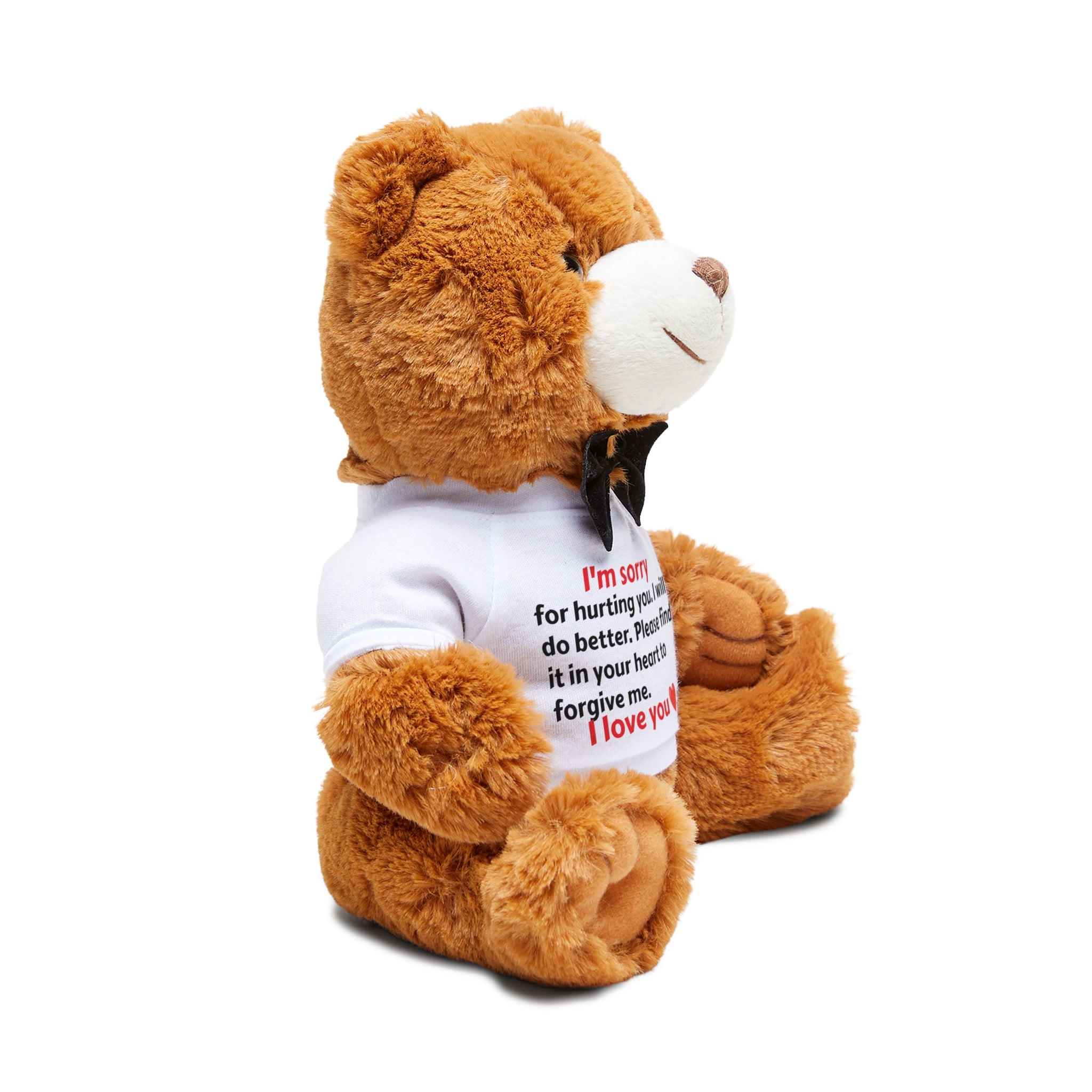 Stuffed Animals. Big Teddy Bear with T-Shirt