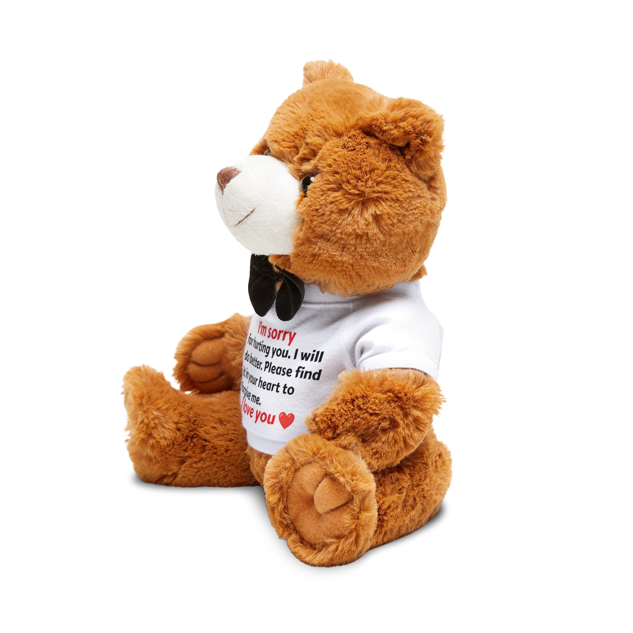 Stuffed Animals. Big Teddy Bear with T-Shirt