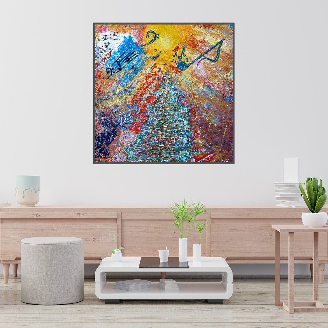 sun - canvas print