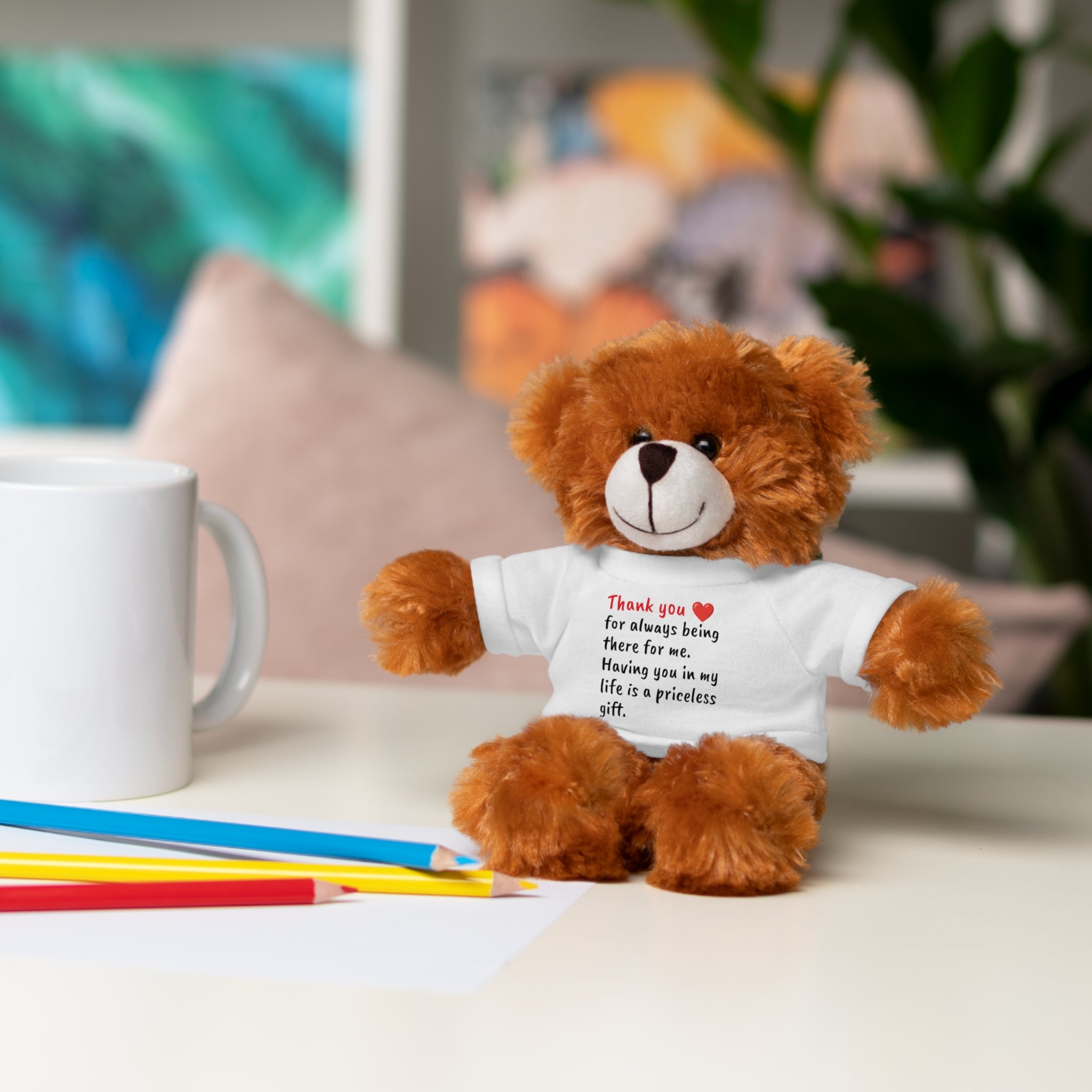 Stuffed Animals with Tee: The Soulmate's Plush Companion.