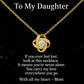 To My Daughter – Love Knot Necklace