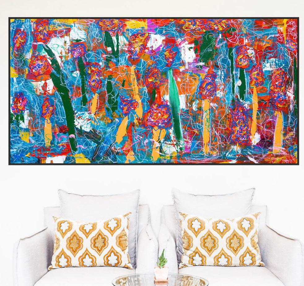 Magic Flowers - Canvas Print