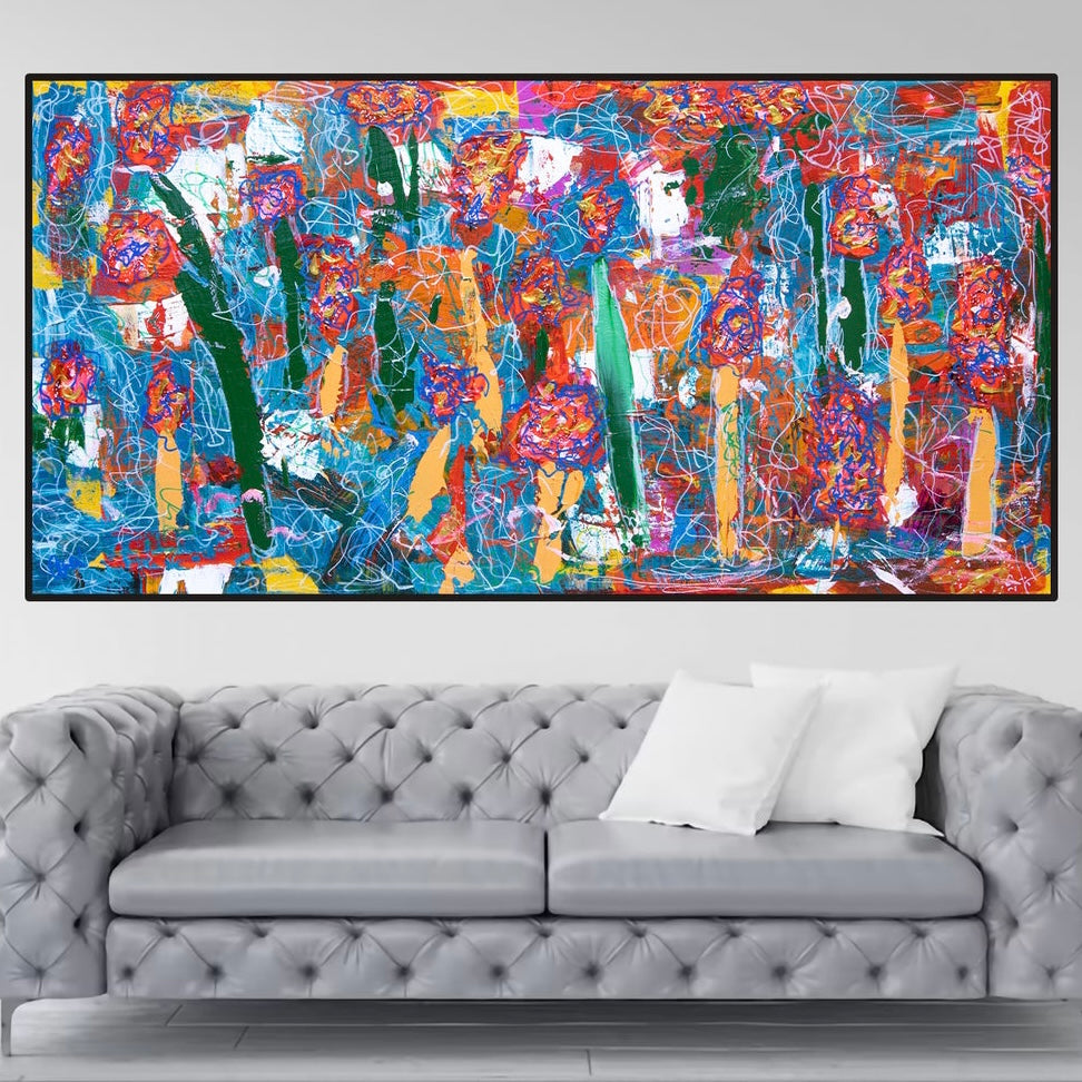 Magic Flowers - Canvas Print