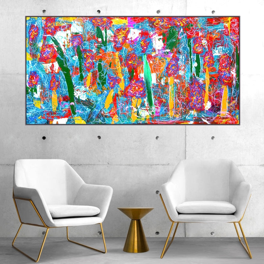 Magic Flowers - Canvas Print