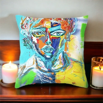 funky - throw pillow