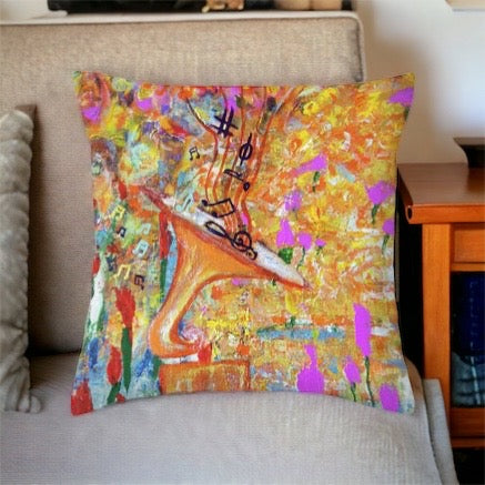 Life Is A Music - Throw Pillow