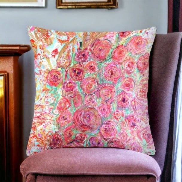 Rose - Throw Pillow