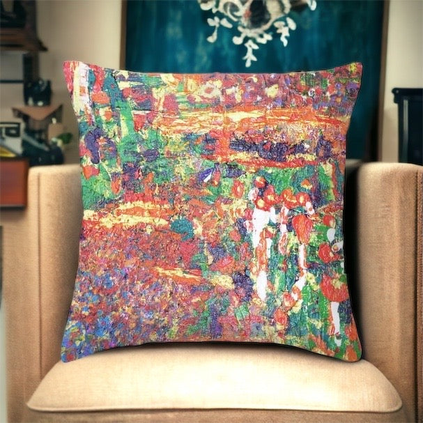 Red Hills - Throw Pillow