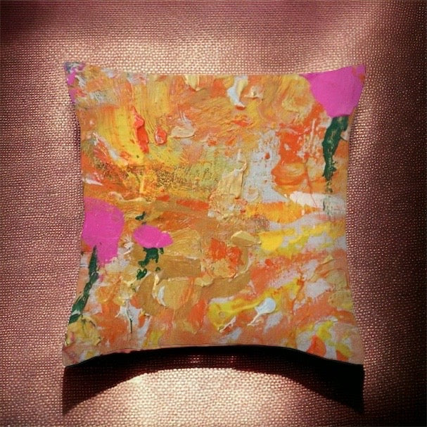 Flowers of Dreams - Throw Pillow