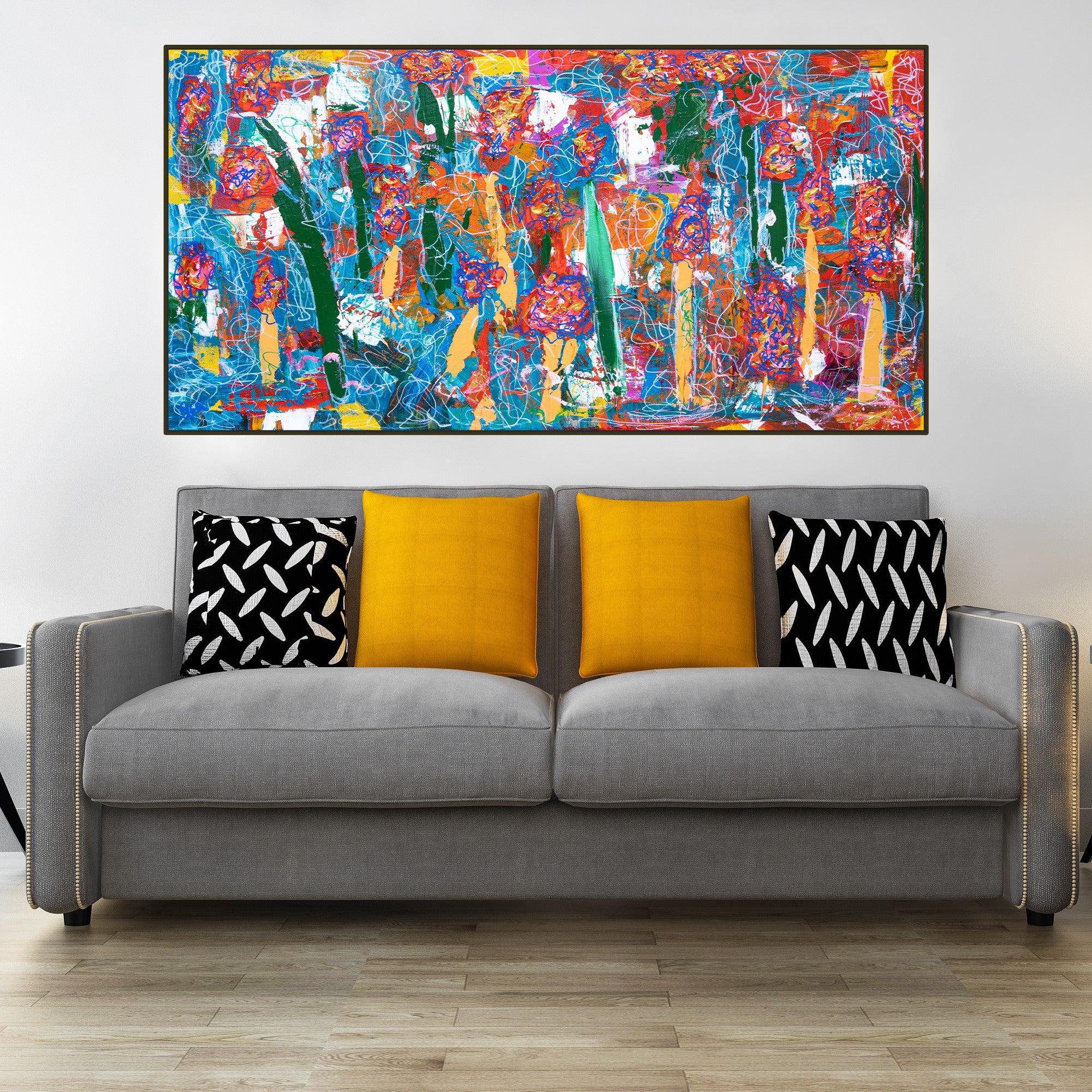 Magic Flowers - Canvas Print