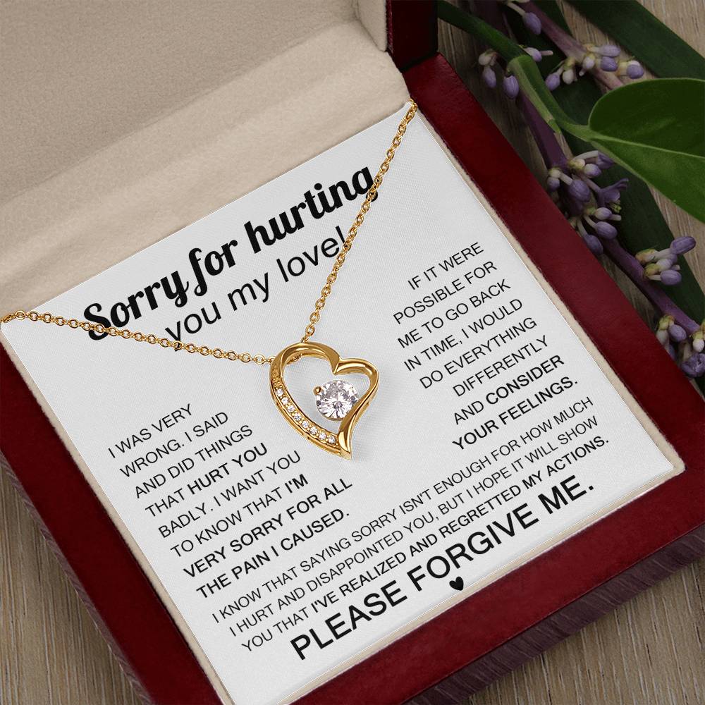 Sorry For Hurting You My Love, Forever Love Necklace