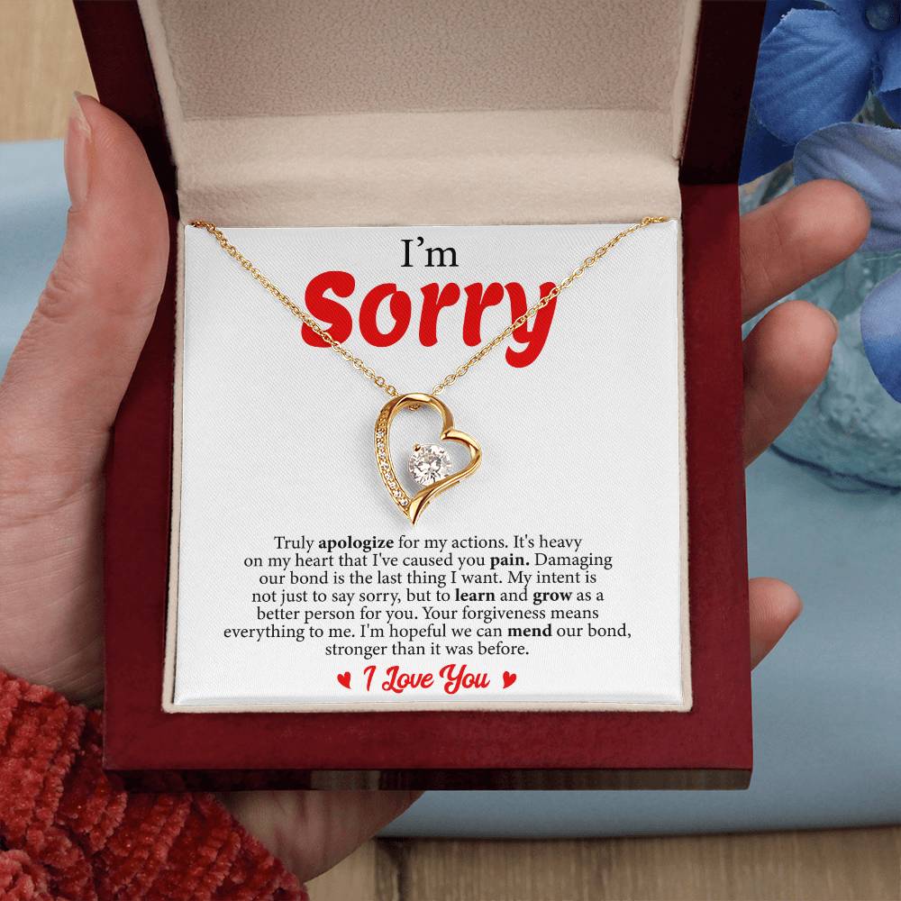 Eternal Apology of Forever Love Necklace