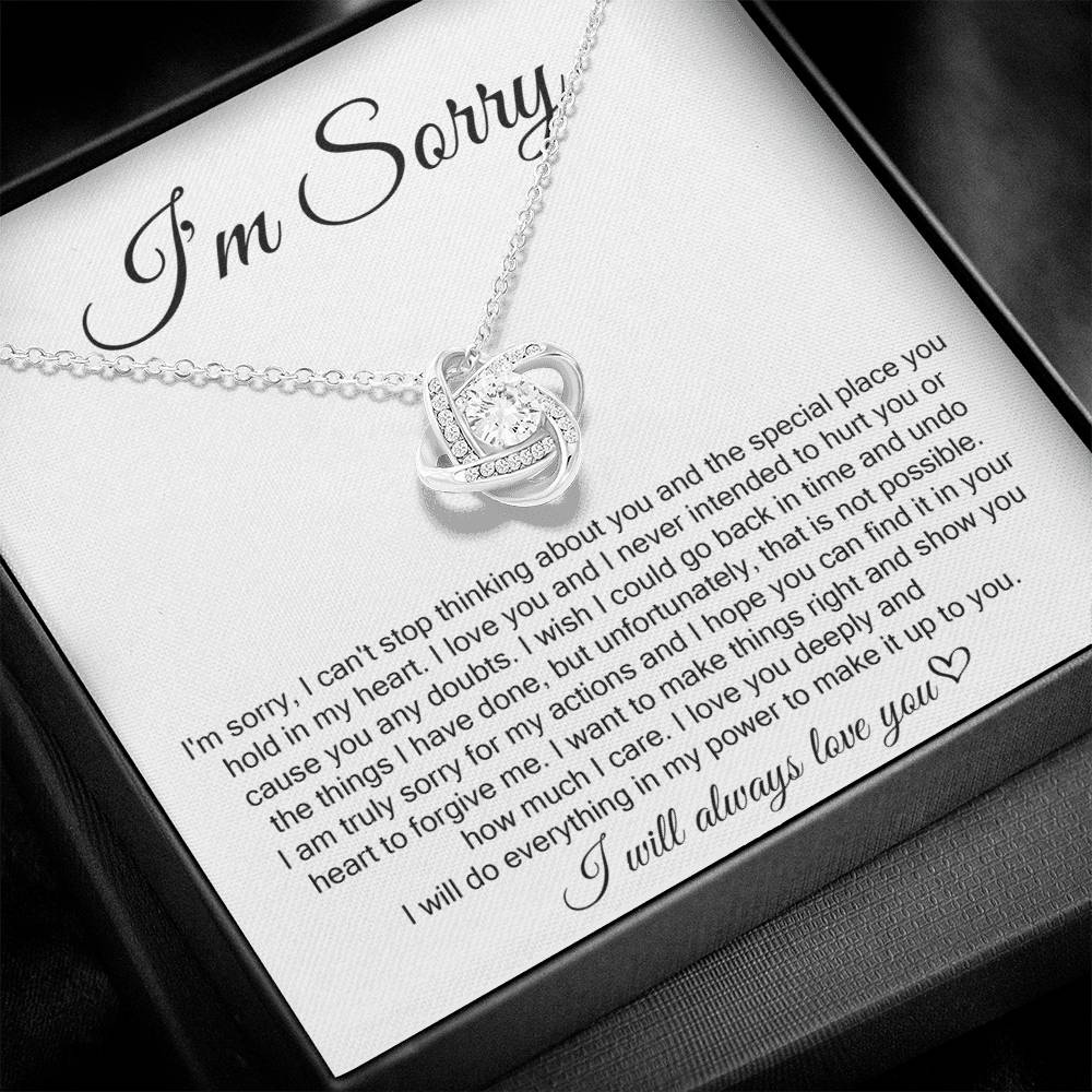 I'm Sorry, I Will Always Love You, Forever Love Necklace