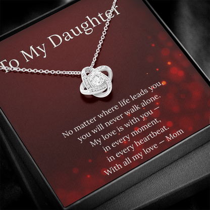 Beautiful Gift for Daughter From Mom – “You Will Never Walk Alone” Necklace