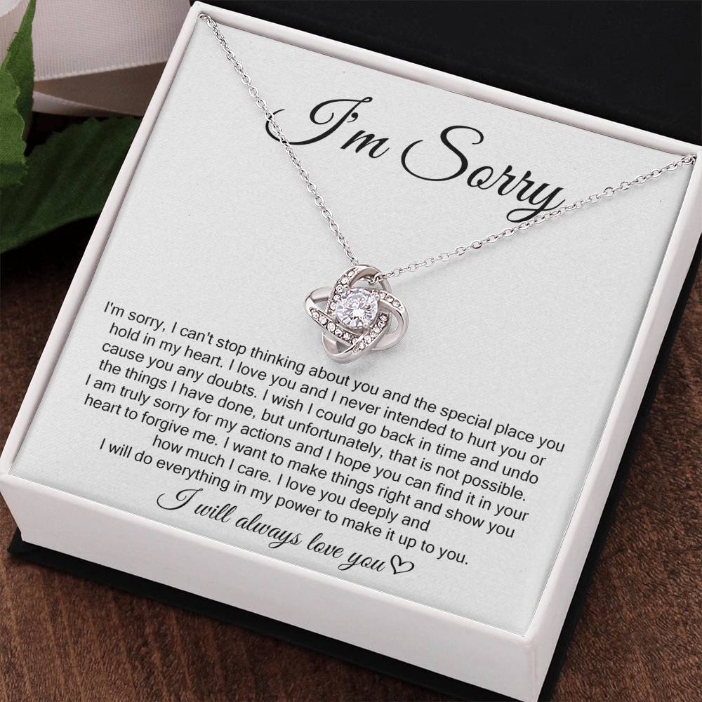 I'm Sorry, I Will Always Love You, Forever Love Necklace