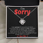 Love Knot Necklace: Truly Apologize, I Love You