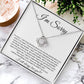 I'm Sorry, I Will Always Love You, Forever Love Necklace