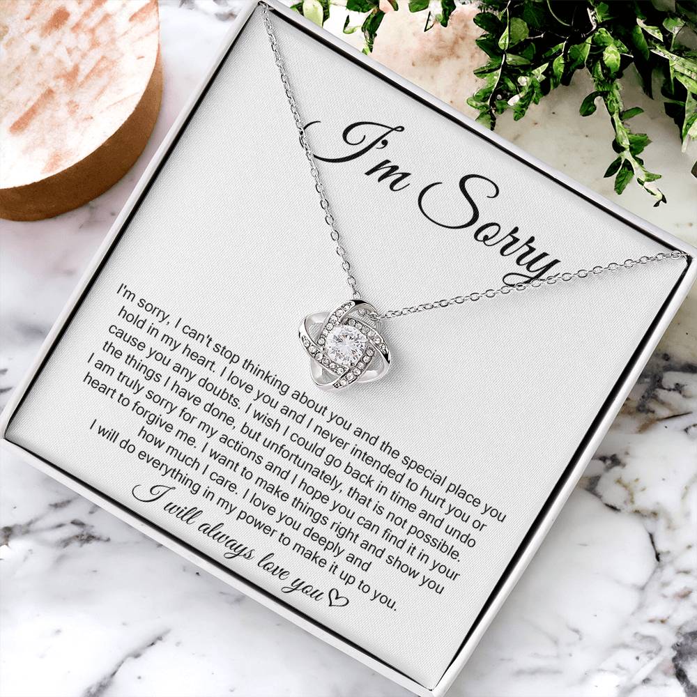 I'm Sorry, I Will Always Love You, Forever Love Necklace