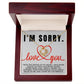 I'm Sorry For Hurting You - Love Knot Necklace