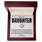 To My Daughter, Your Place in My Heart - Love Knot Necklace-Mom