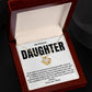 To My Daughter, Your Place in My Heart - Love Knot Necklace-Mom