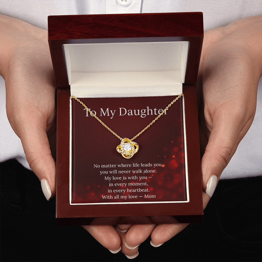 Beautiful Gift for Daughter From Mom – “You Will Never Walk Alone” Necklace