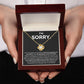 Love Knot Necklace, I'm Sorry, Our Bond Means The World To Me