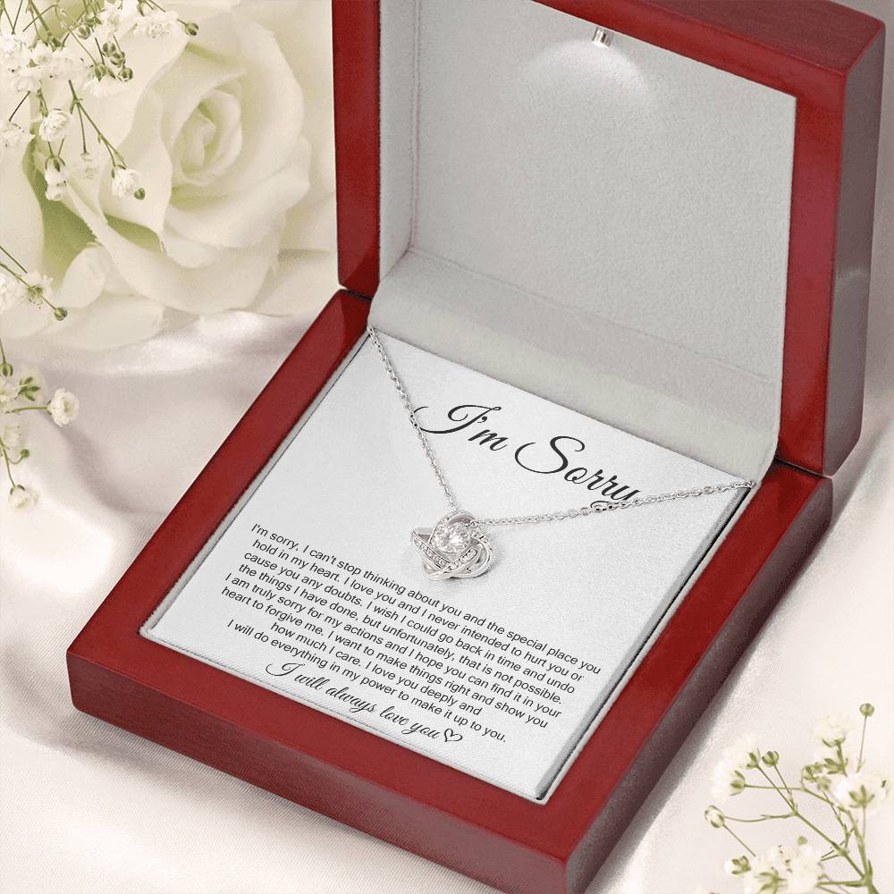 I'm Sorry, I Will Always Love You, Forever Love Necklace