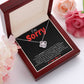 Love Knot Necklace: Truly Apologize, I Love You