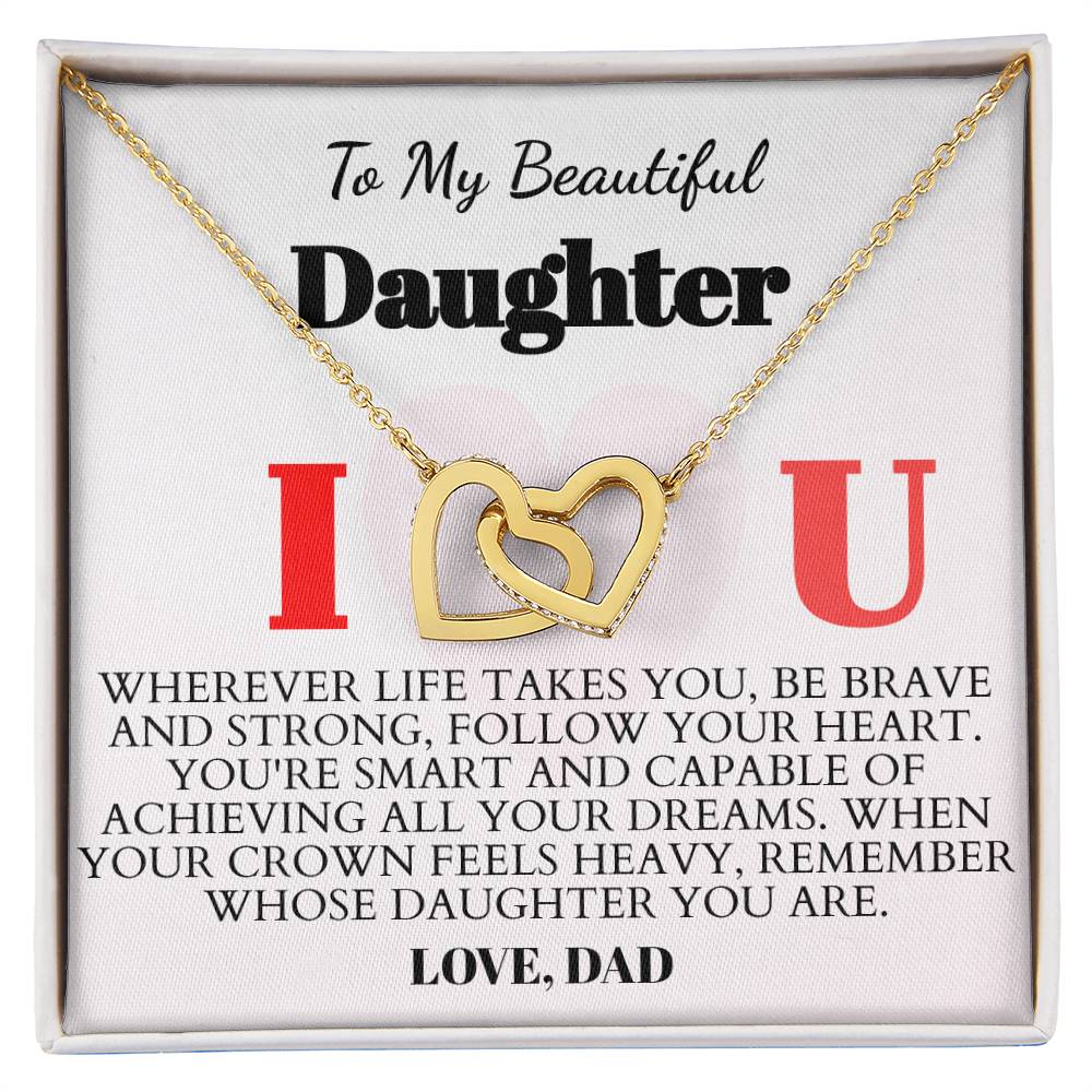 Beautiful Necklace for Daughter with a Heart