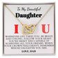 Beautiful Necklace for Daughter with a Heart