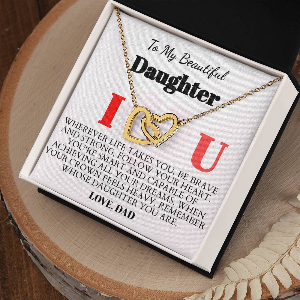 Beautiful Necklace for Daughter with a Heart