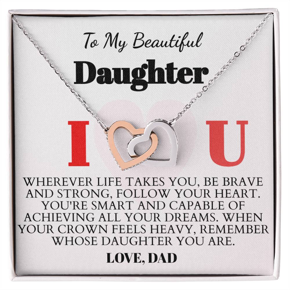 Beautiful Necklace for Daughter with a Heart