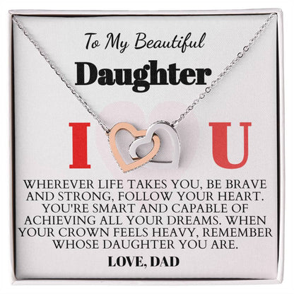 Beautiful Necklace for Daughter with a Heart