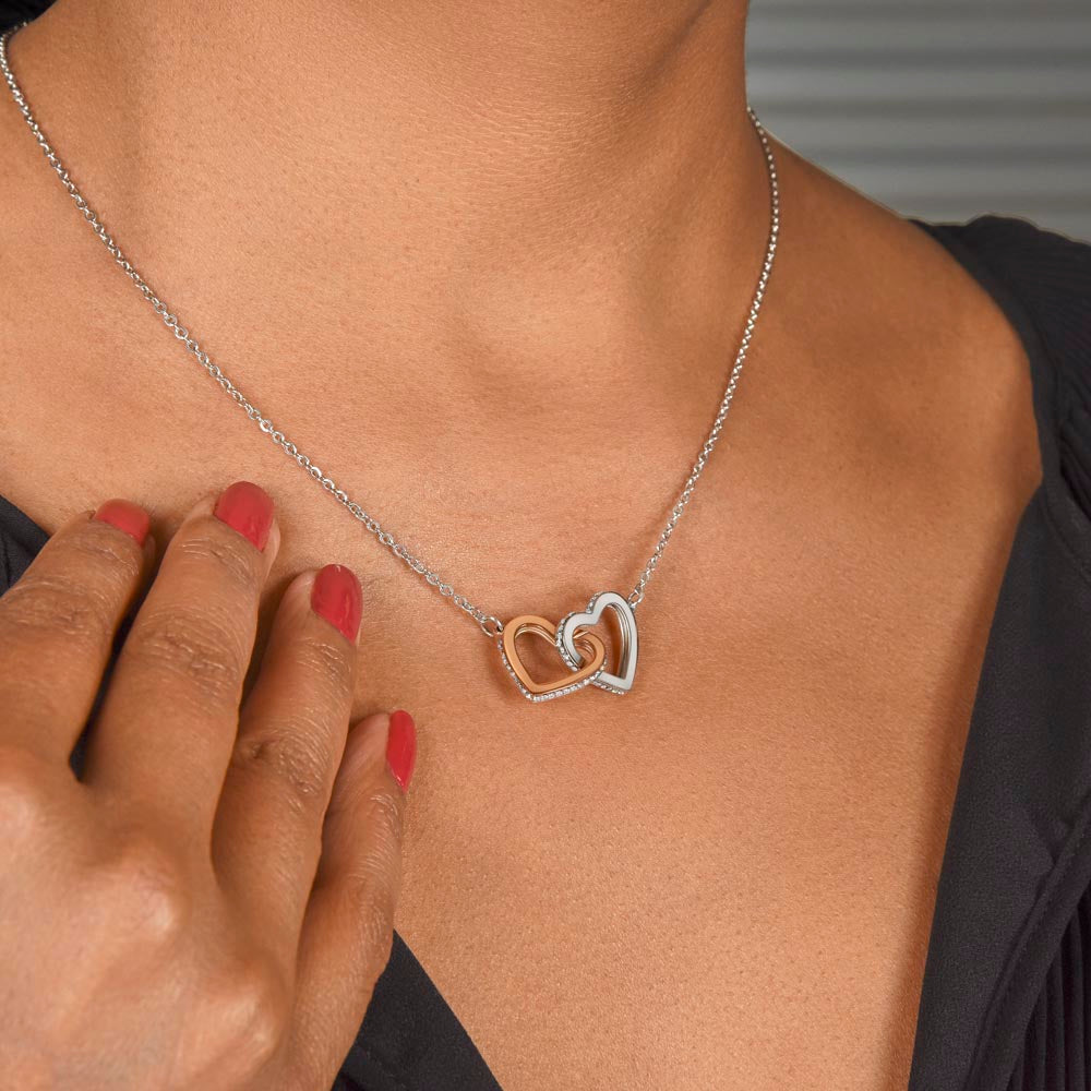 Let's Start Over, Interlocking Hearts Necklace