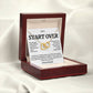 Let's Start Over, Interlocking Hearts Necklace