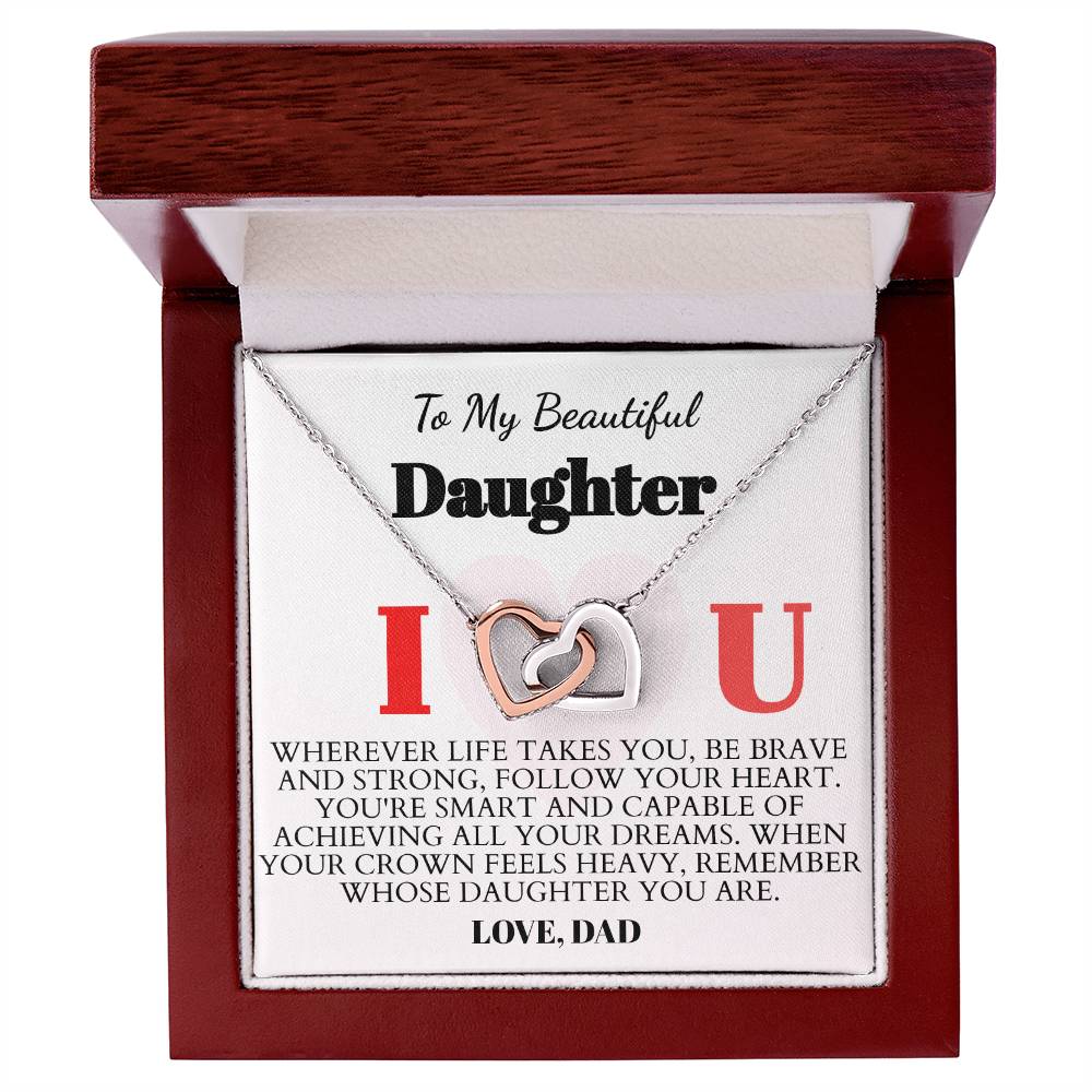 Beautiful Necklace for Daughter with a Heart