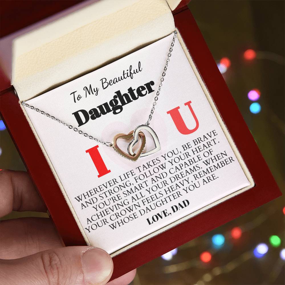 Beautiful Necklace for Daughter with a Heart