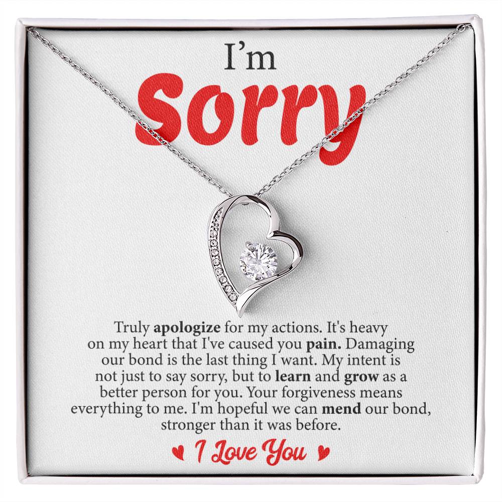 Eternal Apology of Forever Love Necklace