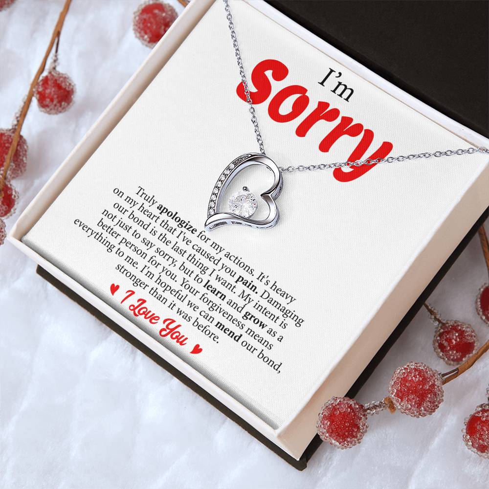 Eternal Apology of Forever Love Necklace