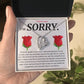 I'm Sorry, I Sincerely Apologize - Forever Love Roses Necklace