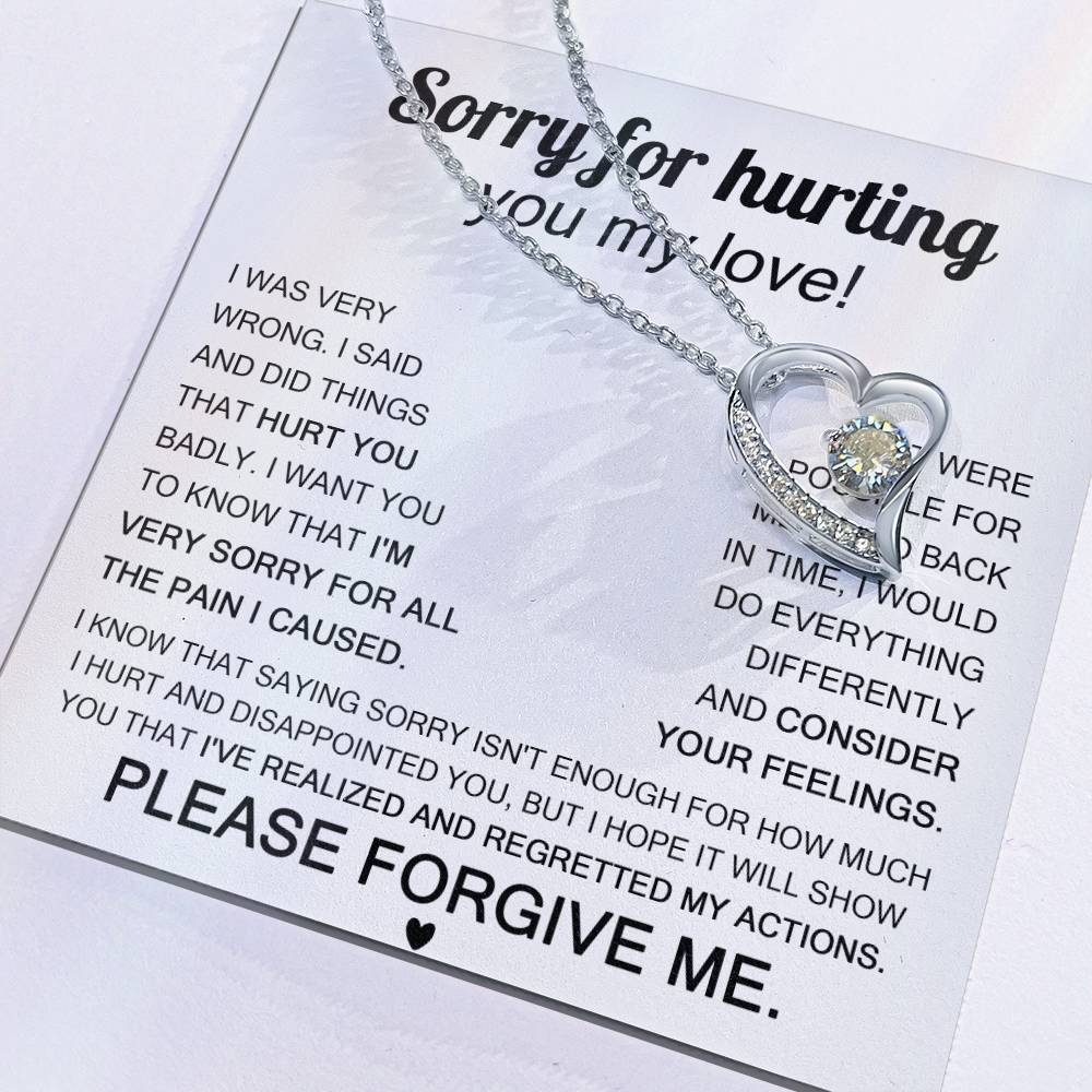 Sorry For Hurting You My Love, Forever Love Necklace