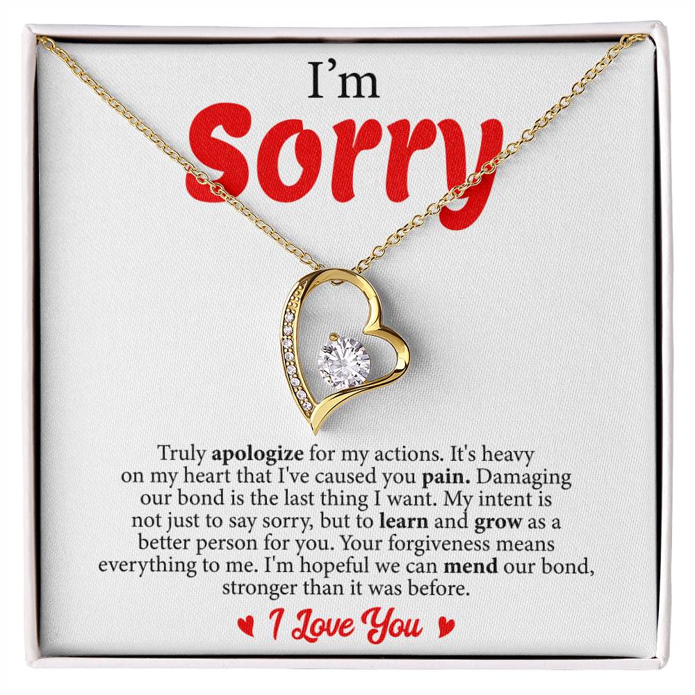 Eternal Apology of Forever Love Necklace