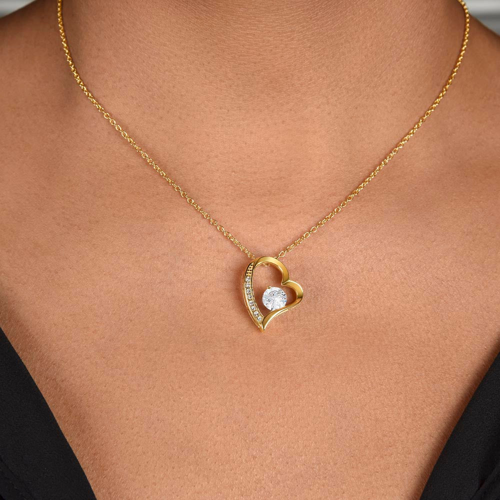 Gift for Her 'I Can't  Stop Thinking About You ' Forever Love Necklace